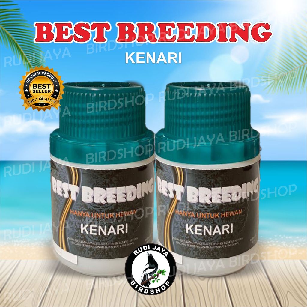 BEST BREEDING KHUSUS KENARI 40 ML VITAMIN OBAT TERNAK BREEDING BURUNG KENARI FINCH JANTAN DAN BETINA