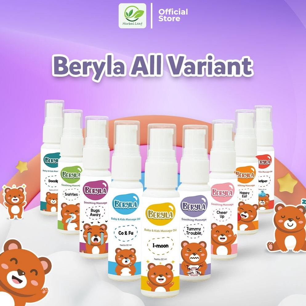 

NEWV Beryla Baby Soothing Massage Essential Oil All Variant Murah