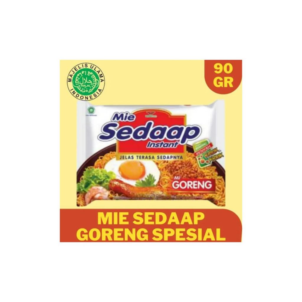 

Mie Sedaap Goreng 90 Gr isi 3 Pcs PROMO MURAH