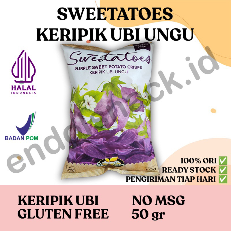 

Bionic Farm Sweetatoes Keripik Ubi Ungu 50g