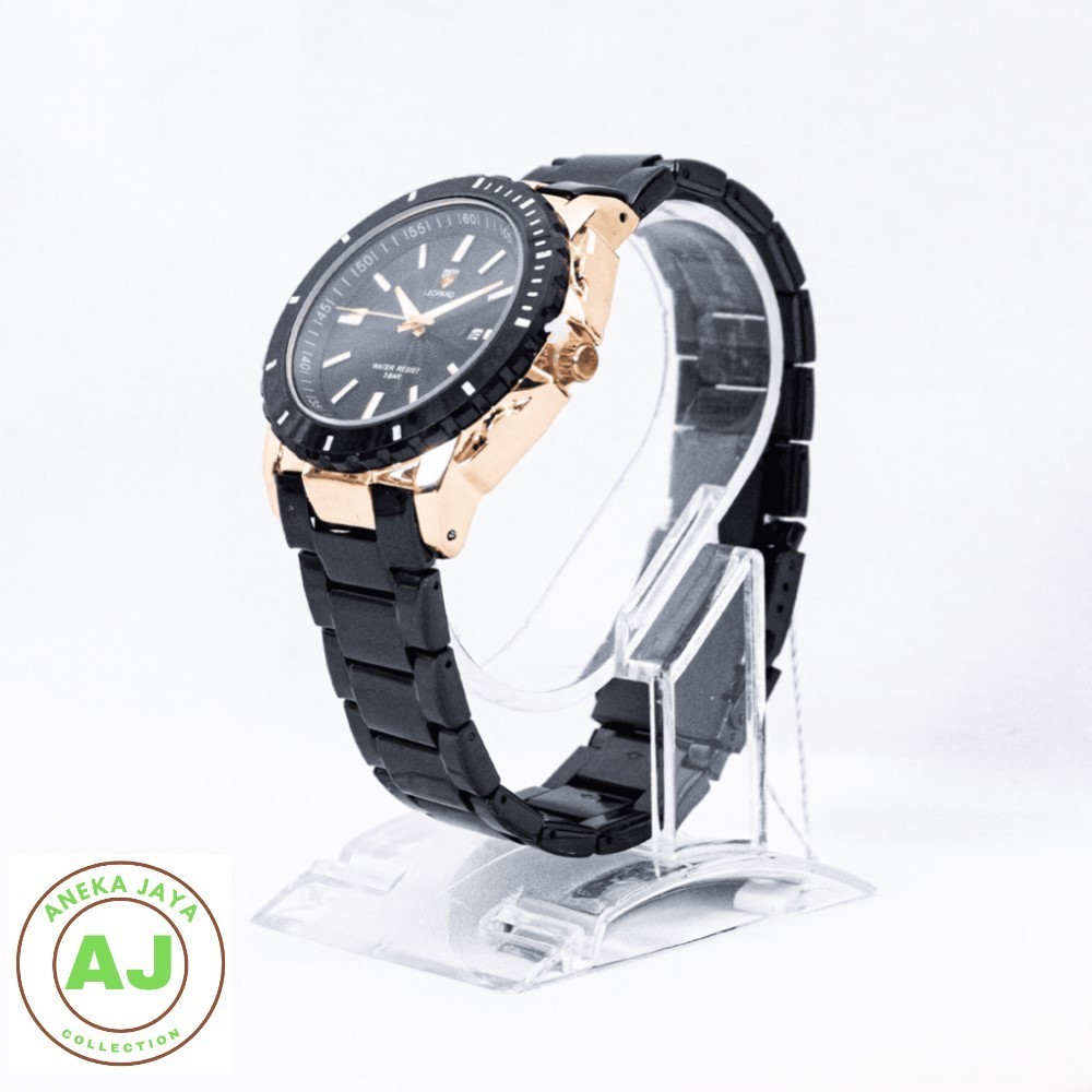 LEOPARD - JAM TANGAN RANTAI PRIA JAM FASHION PRIA