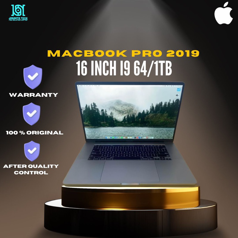 MacBook Pro 2019 16 inch i9 64/1TB