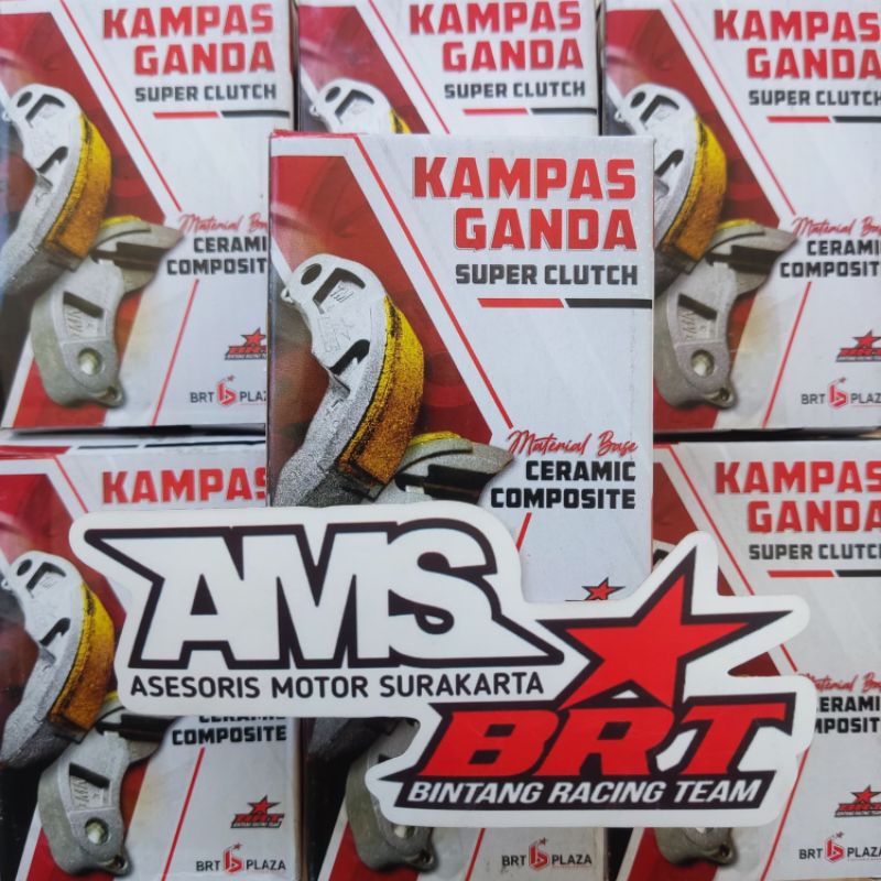 KAMPAS GANDA BRT FREE SUPER BRAKE PADS BRT (NMAX AEROX PCX ADV FILLANO FAZZIO MIO K  SCOOPY MIO J MI