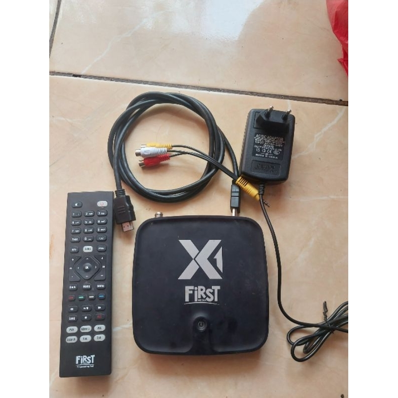 STB Android X1 Lite / X1 Prime C Original Non Root Fullset Termurah