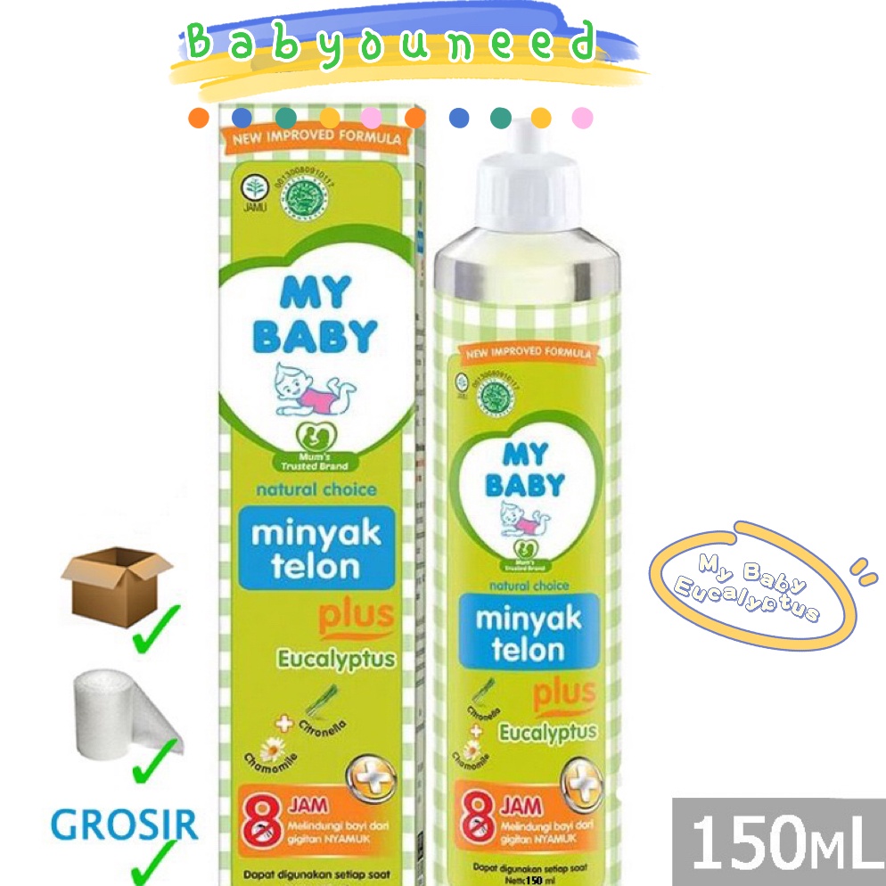 

My Baby Minyak Telon Plus Eucalyptus 15mL 15 mL Chamomile Citronella JCHF5536
