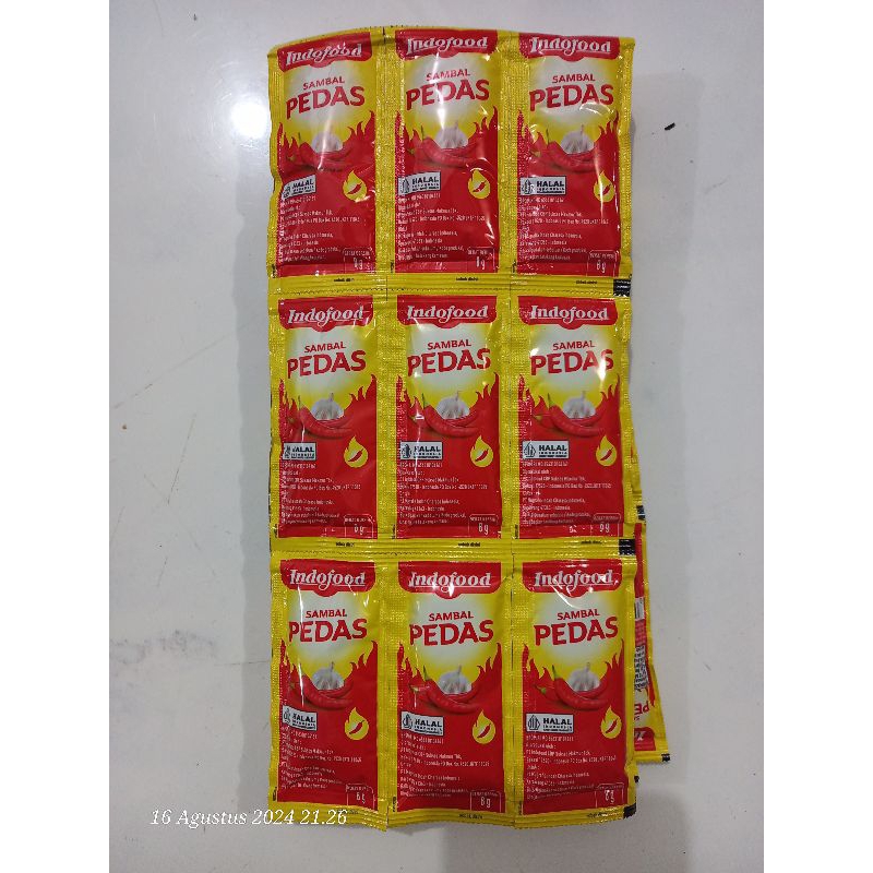 

Indofood sambal pedas 36pcs/renteng