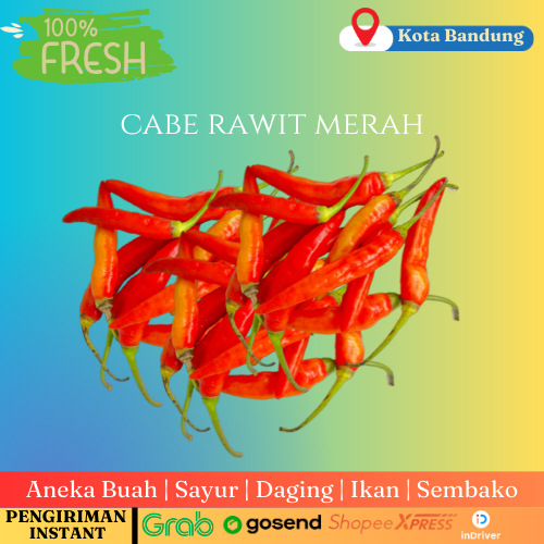 

Cabe Rawit Merah Segar - Pedas Menggigit untuk Masakan Lezat