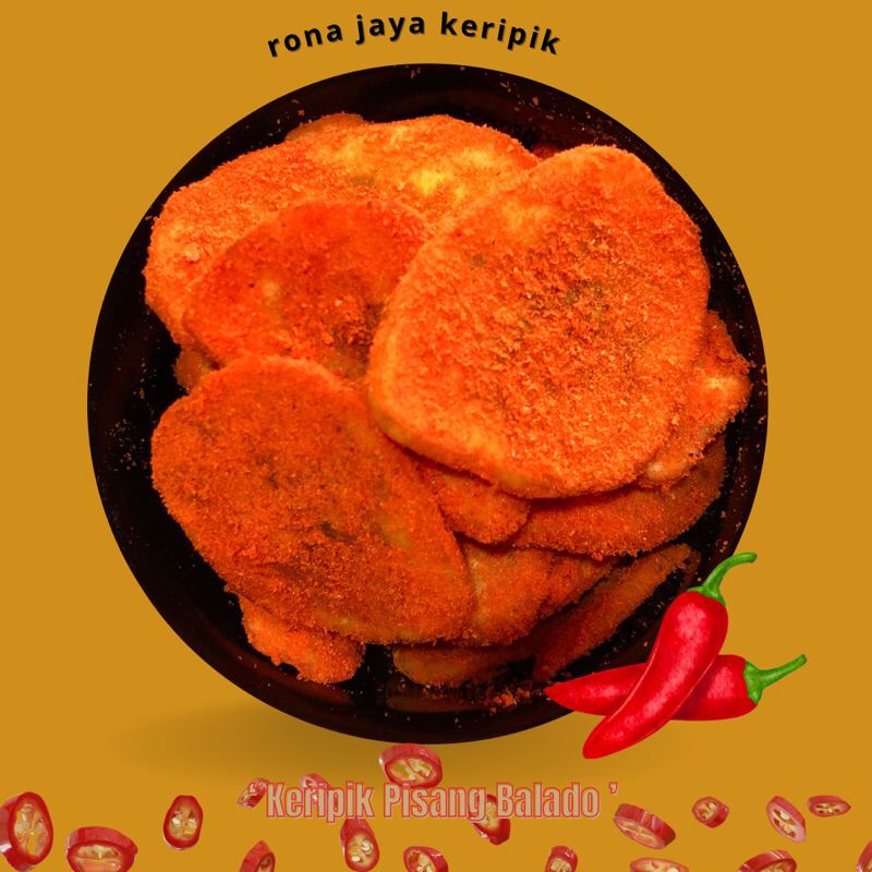 

Keripik Pisang Balado Asli Khas Lampung