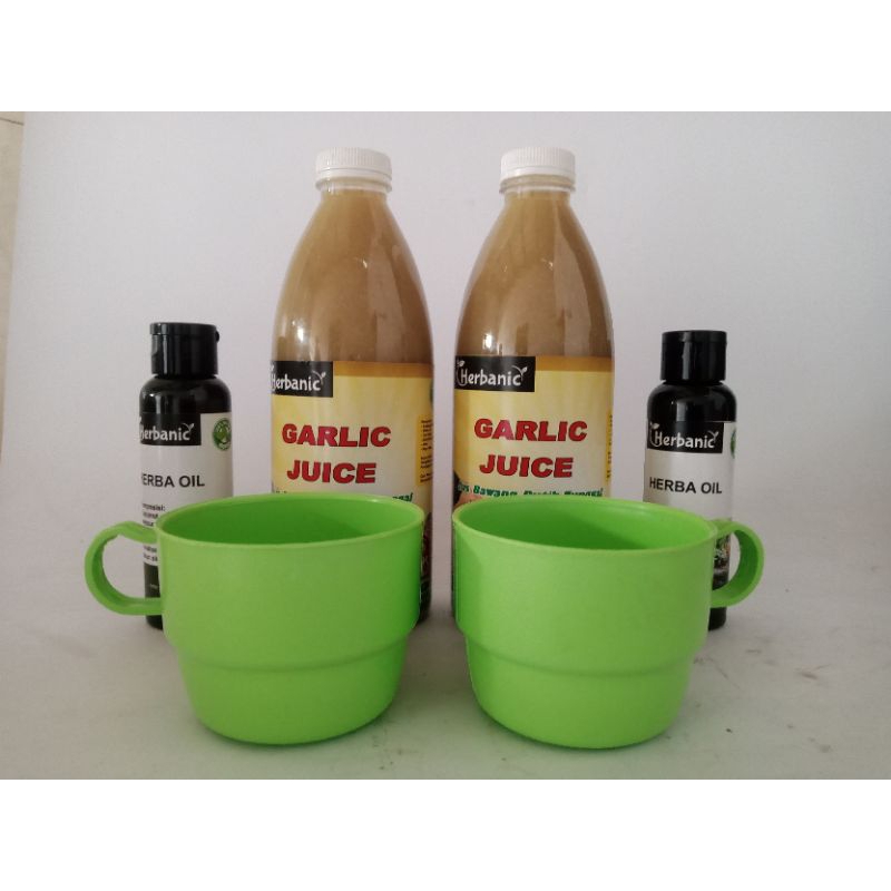 

Jus bawang putih tunggal, cuka apel, madu, jahe, jeruk kalifornia, obat darah tinggi, obat km, obat diabetes, obat jantung, obat rematik, obat asam urat, batuk, pilek dll 600 ml x 2 (paket 2 botol)