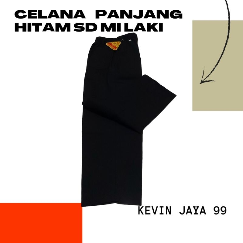 CELANA PANJANG HITAM SD MI ANAK LAKI LAKI/SERAGAM SEKOLAH SD MI CELANA PANJANG HITAM ANAK LAKI LAKI