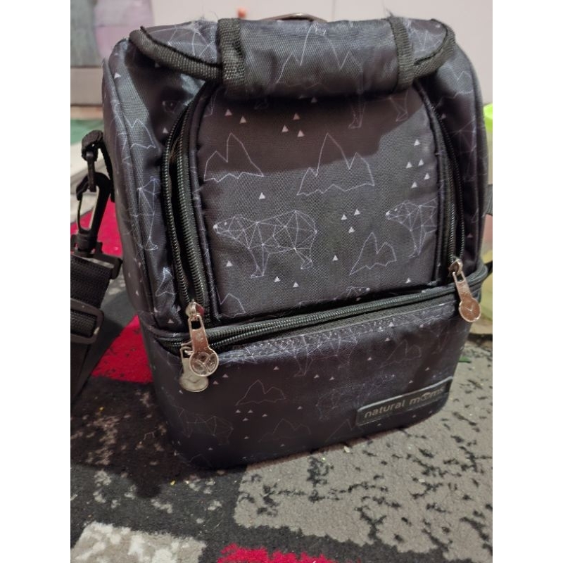 preloved natural moms cooler bag