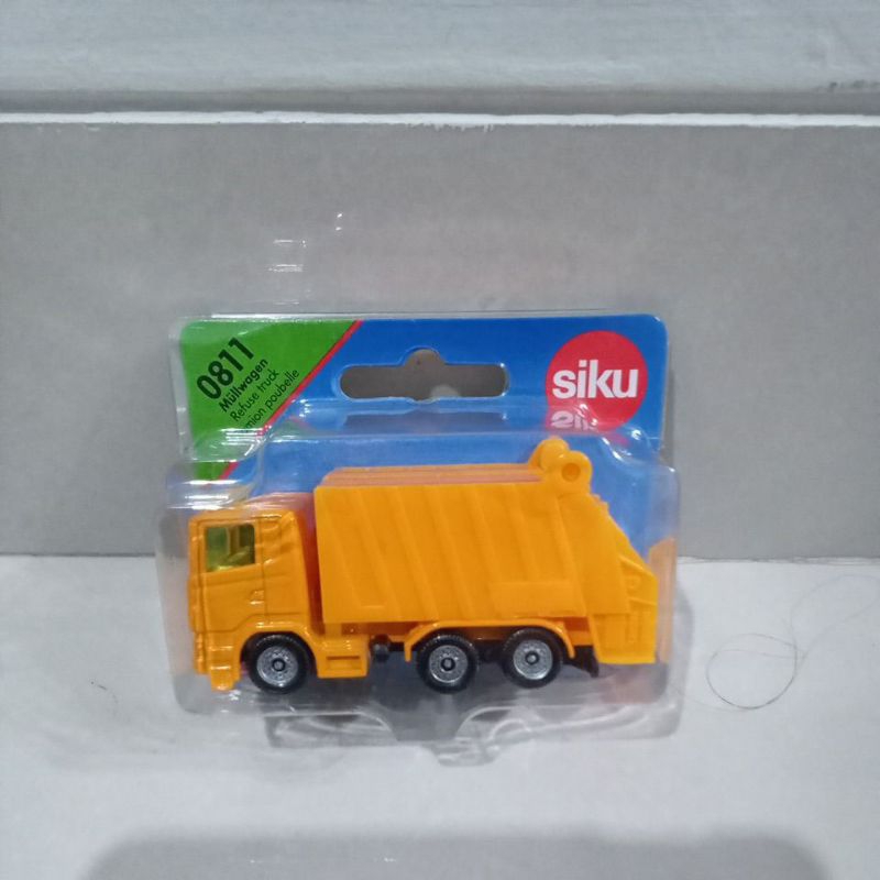 refuse truck siku metal kuning