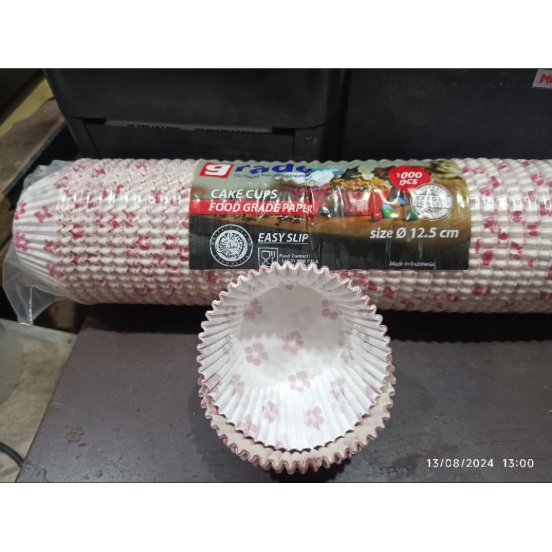 [ecer 50 pcs] Cake Case 12.5” MOTIF Base 5.4 cm GRADE / Kertas Alas Kue 12.5 / Paper Cup cake 12,5cm