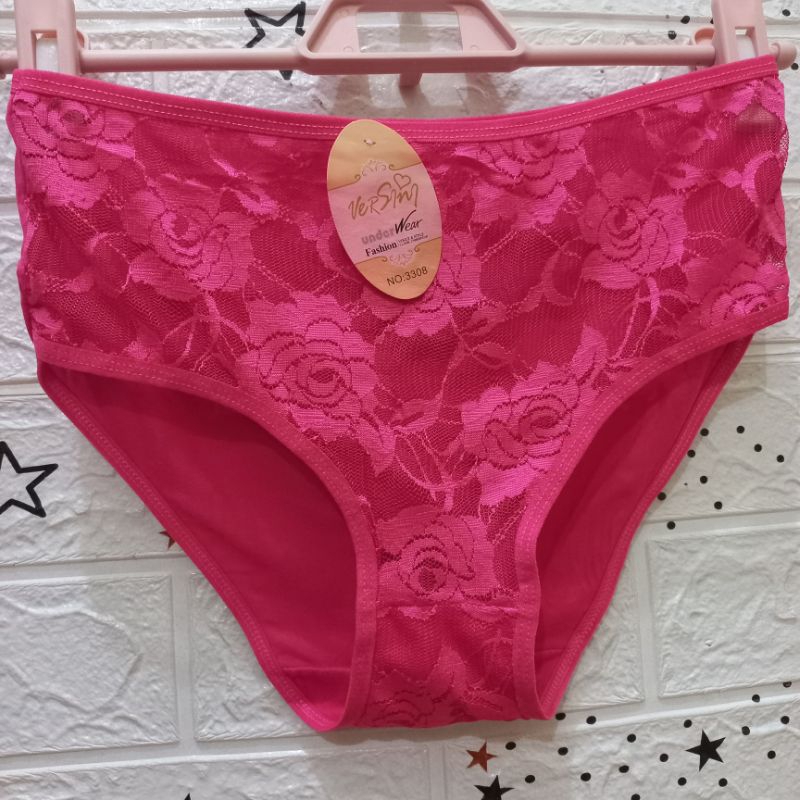 3308 CD Wanita Brokat Size XL Celana Dalam Wanita Brukat