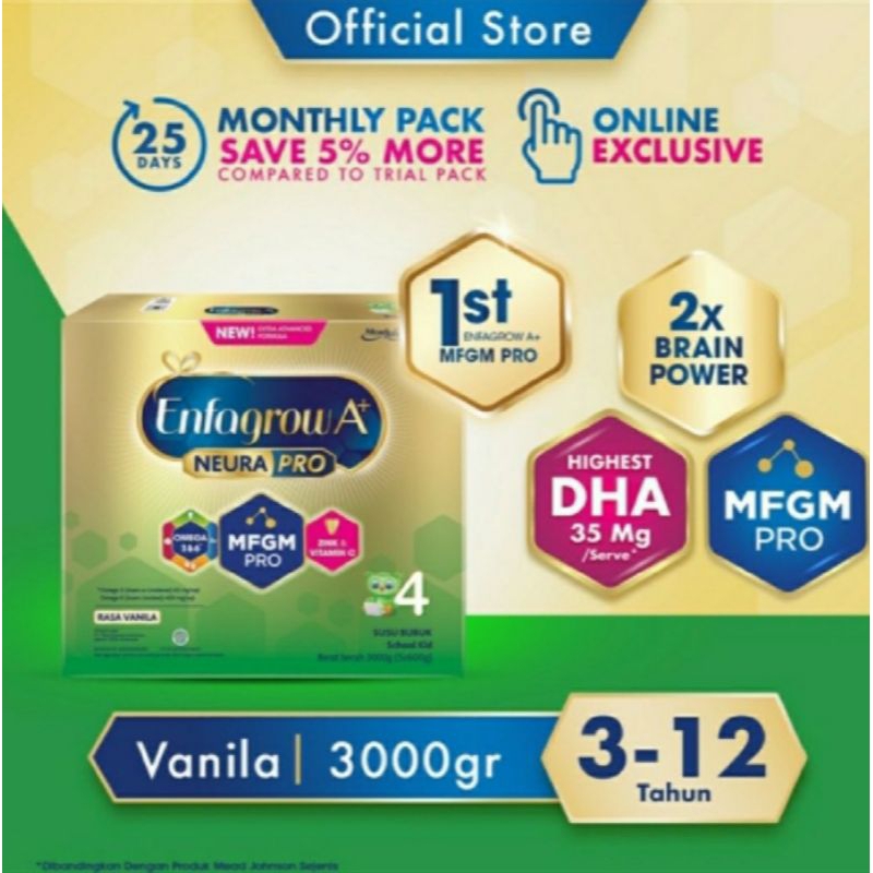 Enfagrow 4 3000gr vanila
