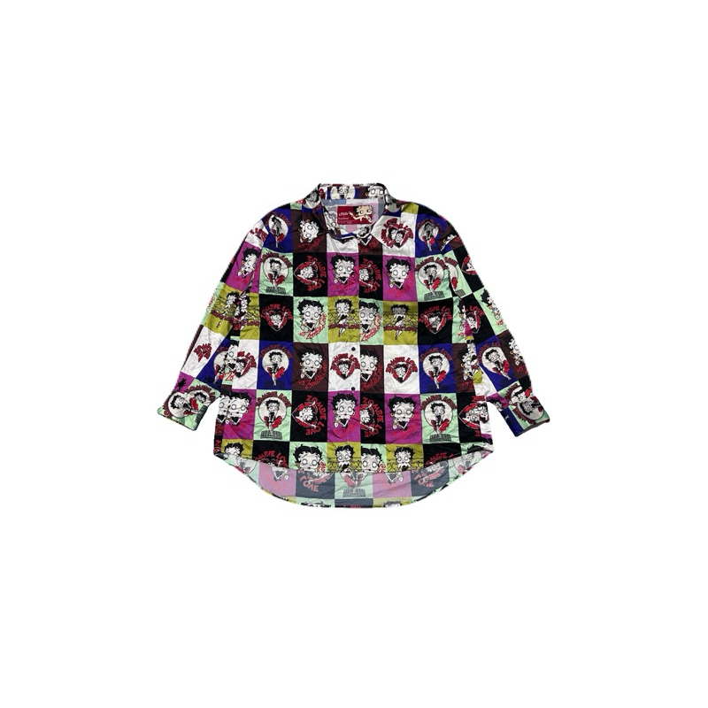 Kemeja Betty Boop AOP