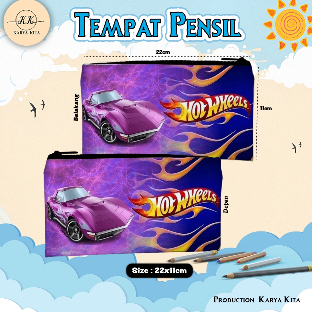 

tempat pensil katalog hot wheels kode 17