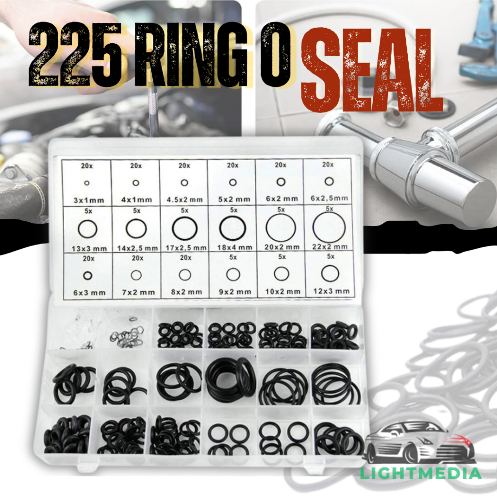 Ring O 225pcs / seal Ring O / Karet Ring O