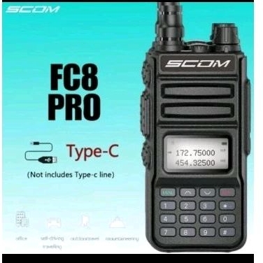 HT Scom FC 8Pro Dual Band Fullset Baru