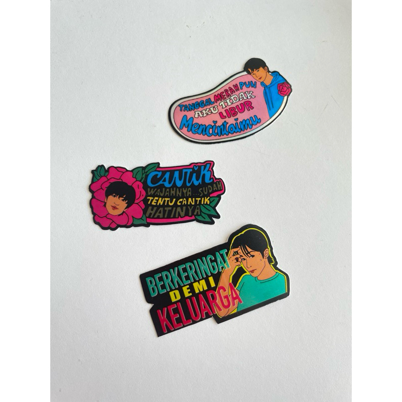 Stiker Angkot - Mark & Haechan NCT Holographic Finish