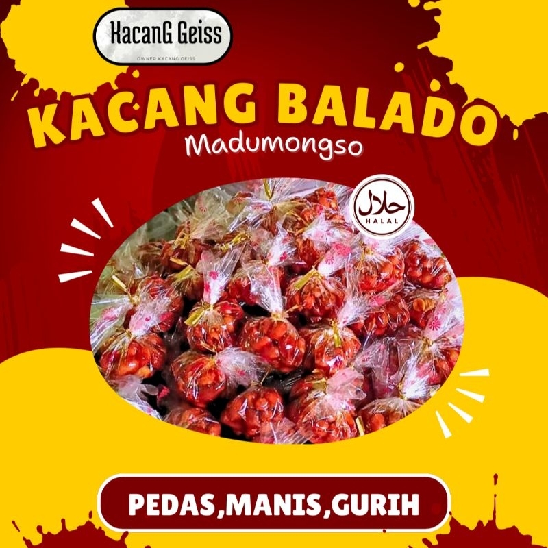 

Kacang balado madumongso isi 33pcs berat ±500gr