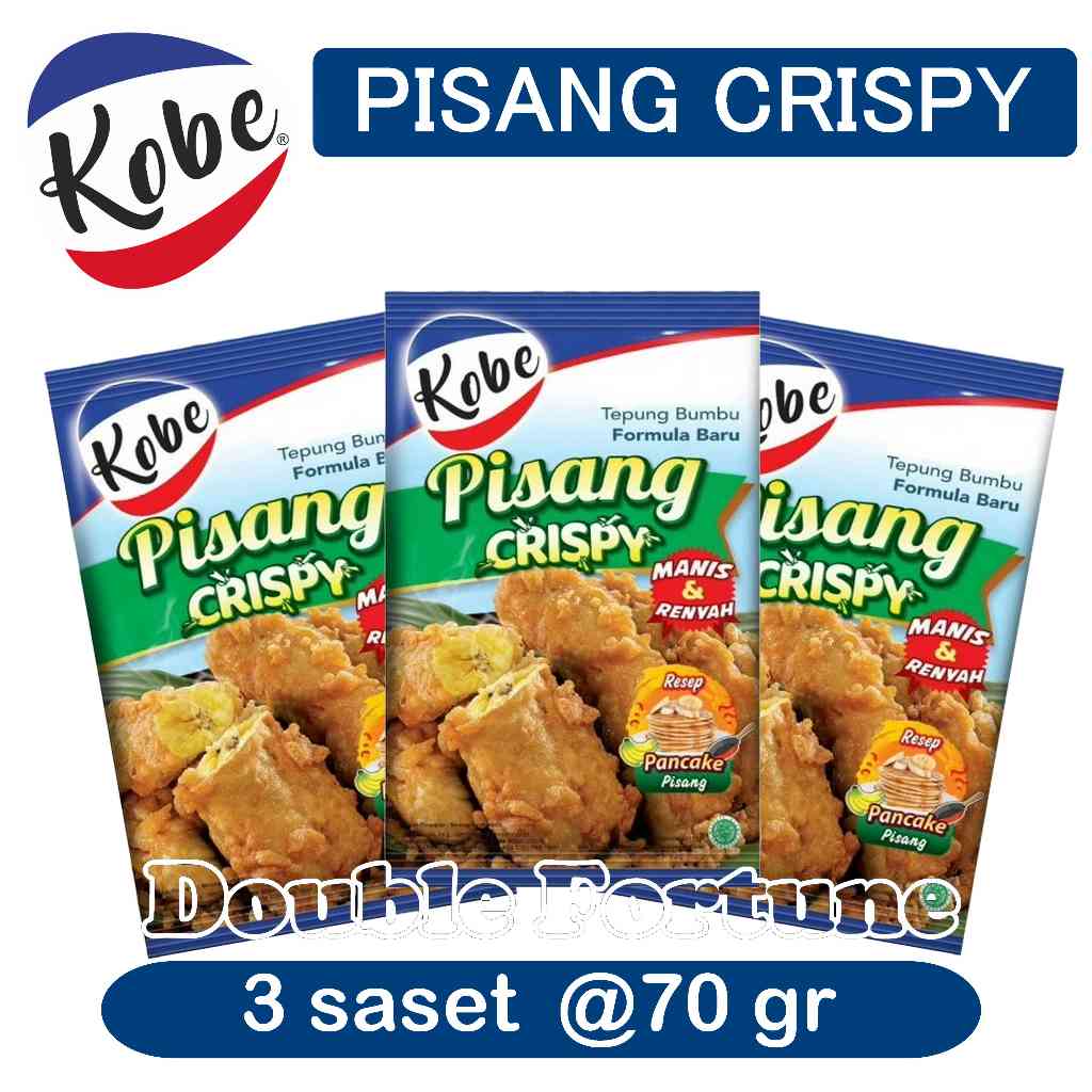 

KOBE TEPUNG PISANG GORENG 70gr 210gr TEPUNG BUMBU MASAK INSTAN