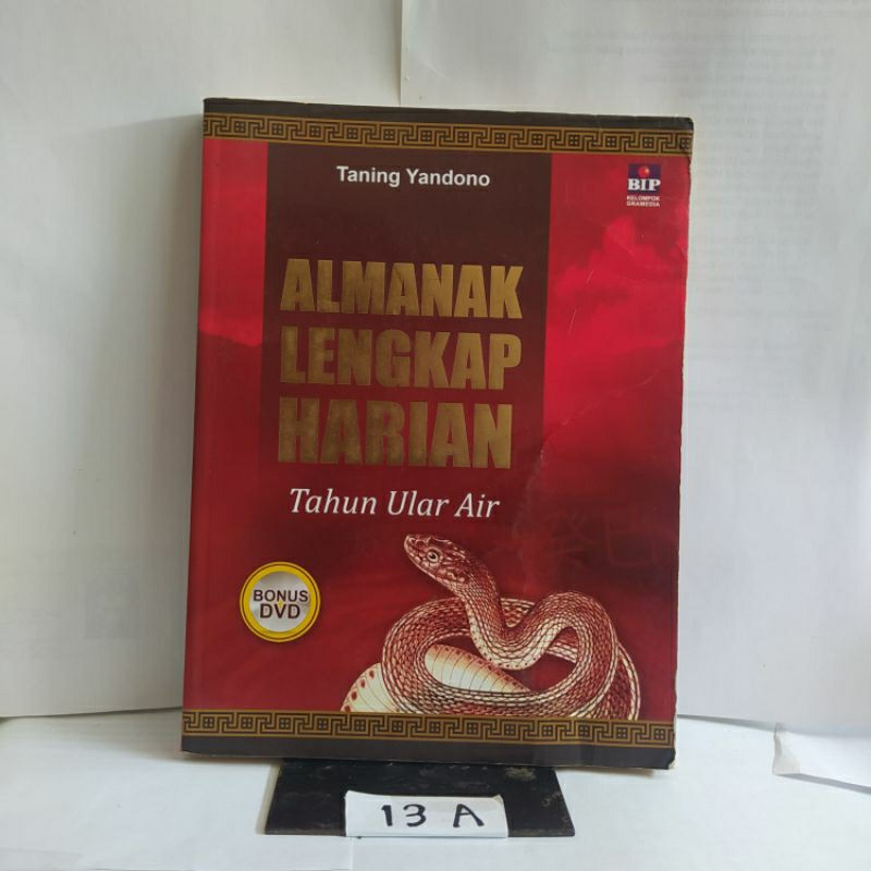 ALMANAK LENGKAP HARIAN TAHUN ULAR AIR
