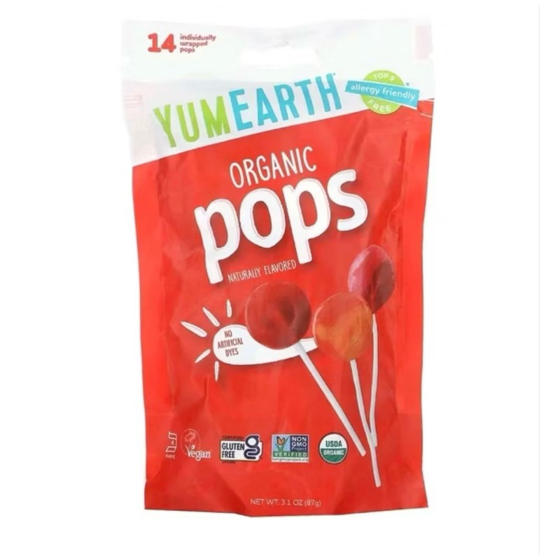 

Yumearth Organic Pops / Permen Lollipop Organik Yumearth