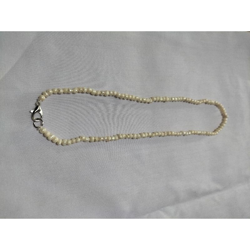 KALUNG MUTIARA AIR TAWAR BUTIRAN KECIL ASLI LOMBOK