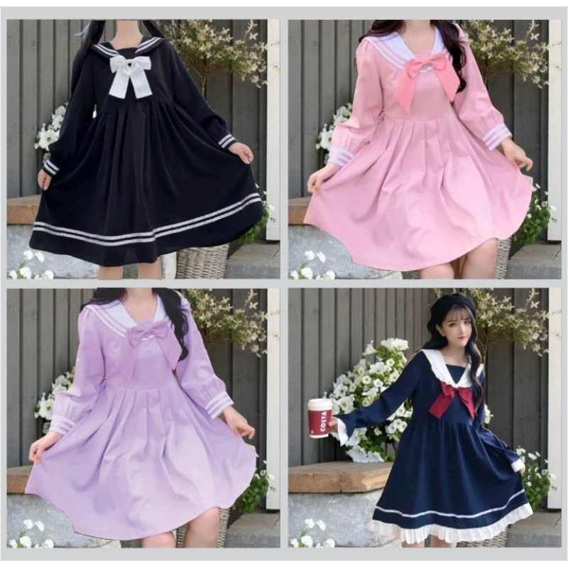 SAILOR SAIFUKU DRESS COSPLAY ANIME JAPAN WANITA KOSTUM