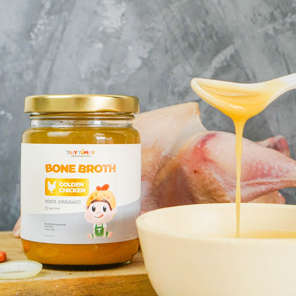 

TINYTUMMY - Kaldu Golden Tulang Ayam / Chicken Golden Bone Broth ( Boy )