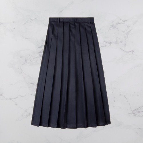 ROK HITAM POLOS SERAGAM ANAK SEKOLAH SD PEREMPUAN MODEL REMPEL PANJANG TIDAK TERAWANG