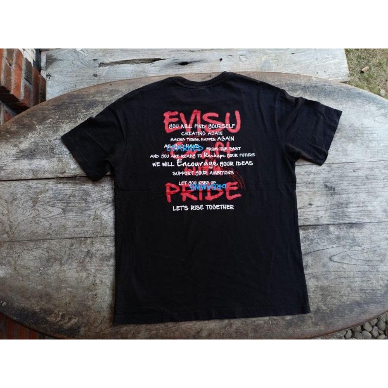 kaos second merk evisu