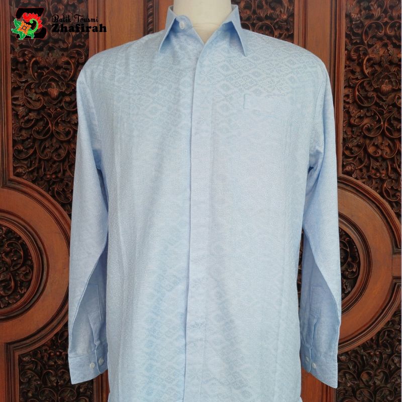 BAHAN PREMIUM / Kemeja Batik Lengan Panjang Doby/Viscose