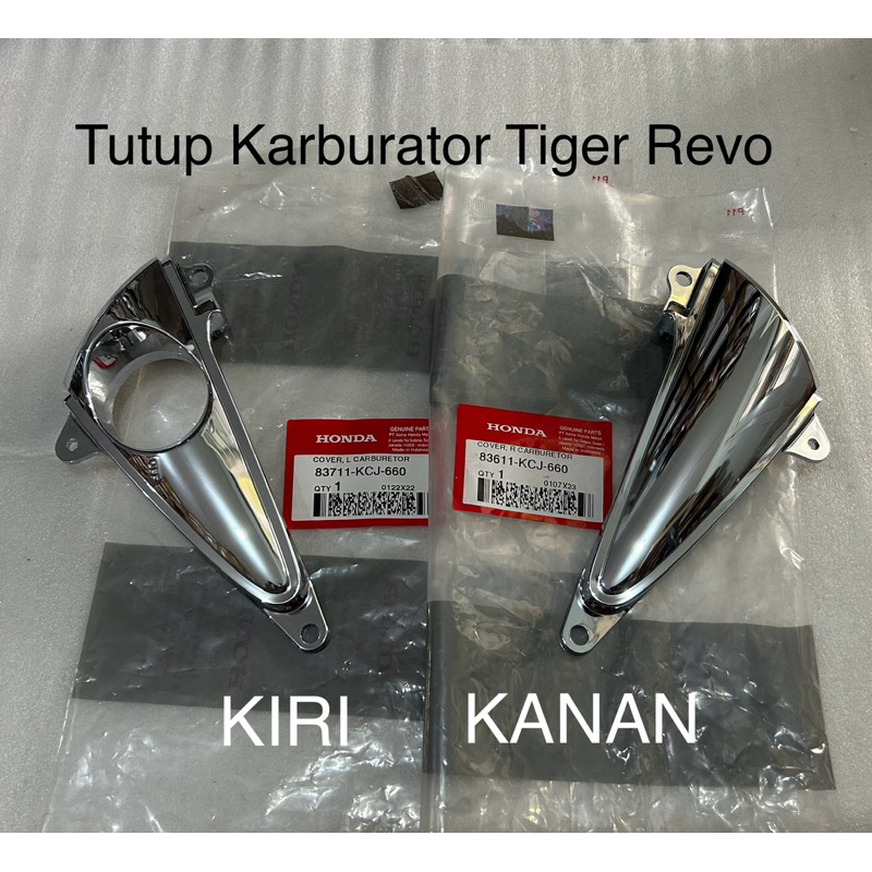 Tutup Karburator Body Kanan Kiri Tiger Revo Ori AHM 83611KCJ660 83711KCJ660