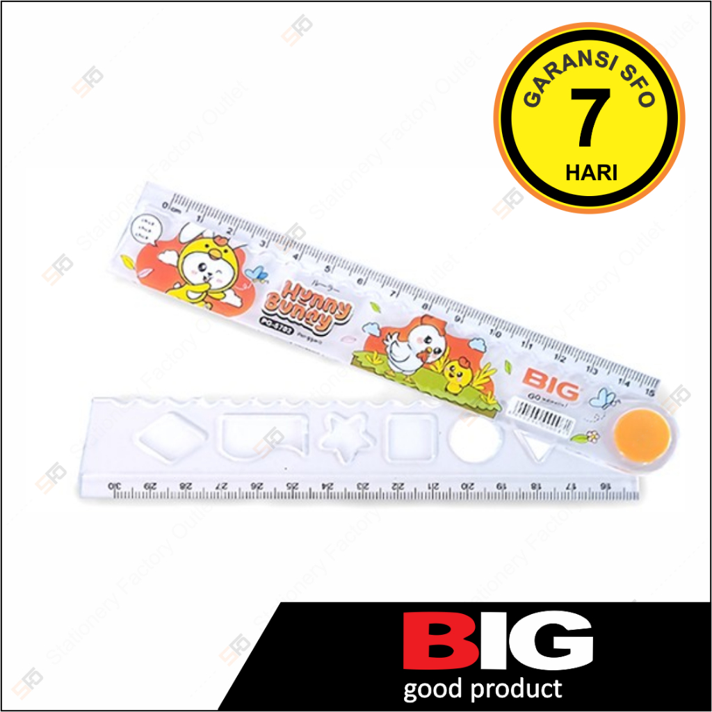 

Penggaris Lipat Big 30 cm - Hunny Bunny 5702