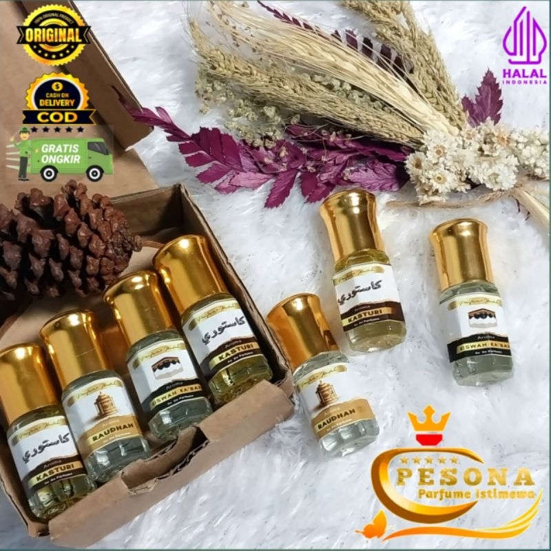 Parfume Kasturi parfum ibadah wangi awet dan tahan lama Aroma kasturi, Aroma Kiswah Ka'bah, Aroma Ra