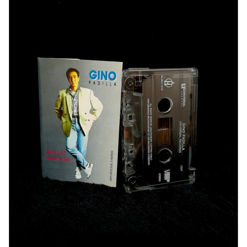 Kaset Pita GINO PADILLA - Gino Padilla (Best Cut: Closer You & I)