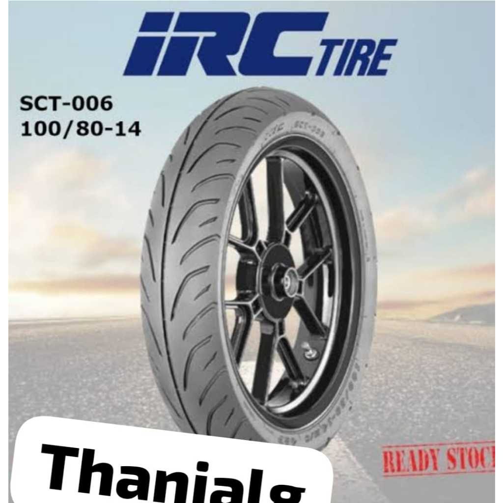 8990876512818 BAN LUAR IRC 14-100/80 SCT-006 TUBLESS