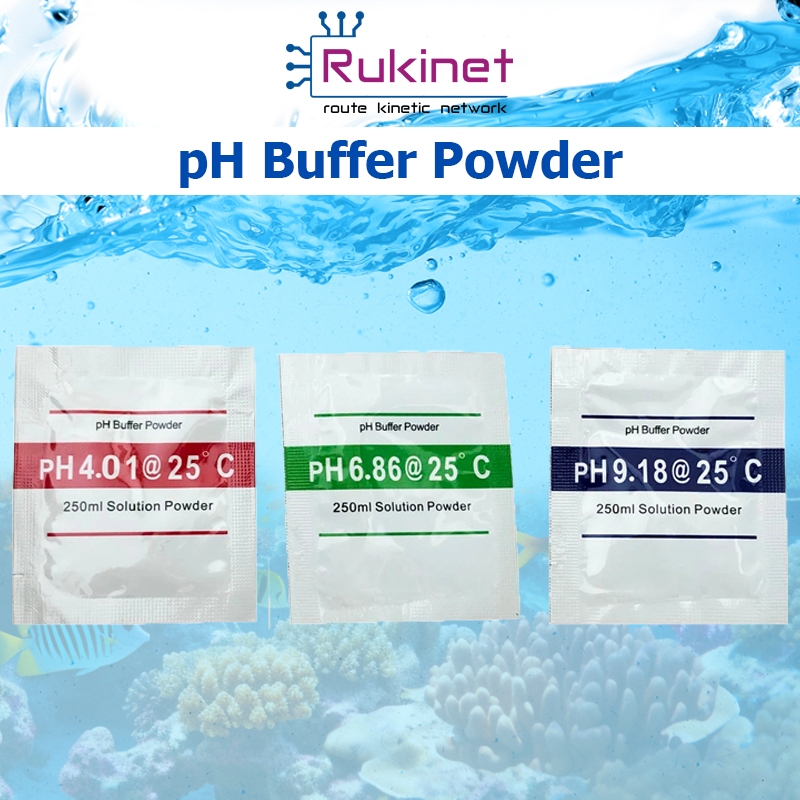 Bubuk kalibrasi ph meter serbuk / Calibrate buffer powder solution