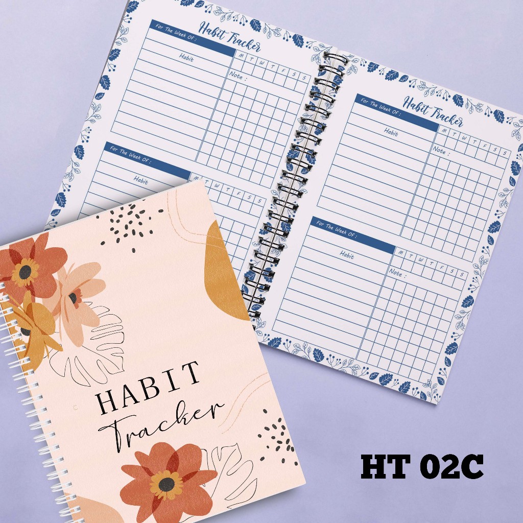 

shabby hanabi Habit Tracker BELI 2 Buku GRATIS 1 PEN GEL HT02