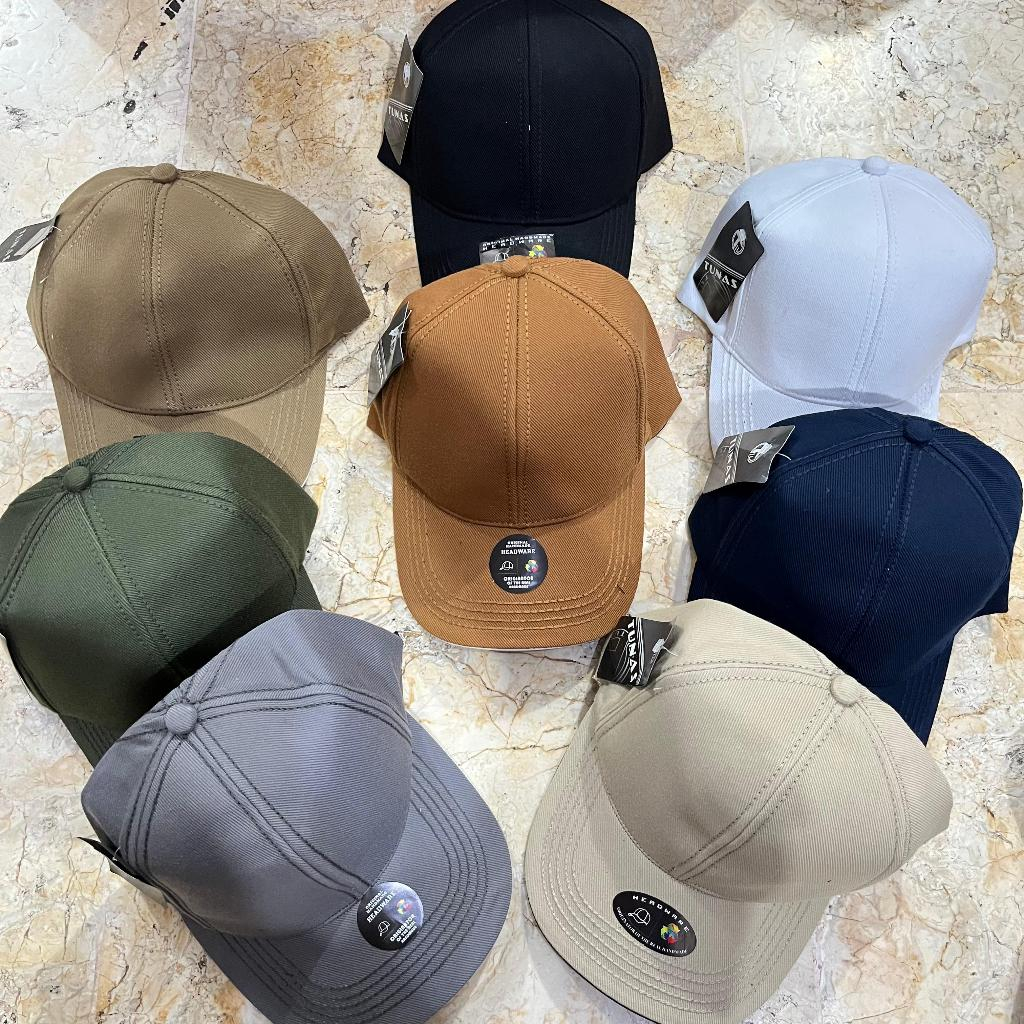 Topi polos rantai topi baseball polos topi pria wanita topi cangkop rantai polos topi polo rafel