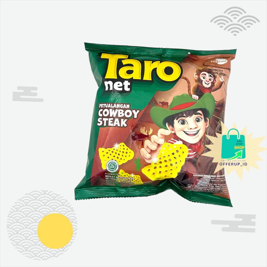 

TARO NET PETUALANGAN POTATO BARBECUE 62gr SEAWEED 62gr SAPI PANGGANG 32gr