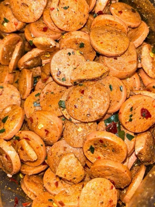 

Keripik Sosis Goreng Balado Manis Cemilan Gurih Food- 50 GR Camilan Viral Keripik Cemilan Sosis