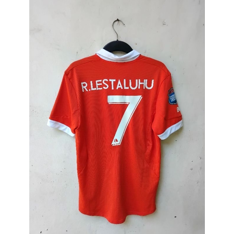 Jersey Baju Bola Persija Jakarta Home 2015 2017 Original MW Matchworn Ramdani Lestaluhu Trofeo Bhaya
