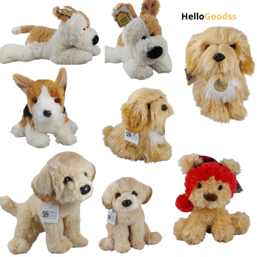 Viral Boneka Anjing Golden Welsh Corgie Cute Soft Fluffy - Ukuran M ( Cocok Untuk Hadiah Mainan