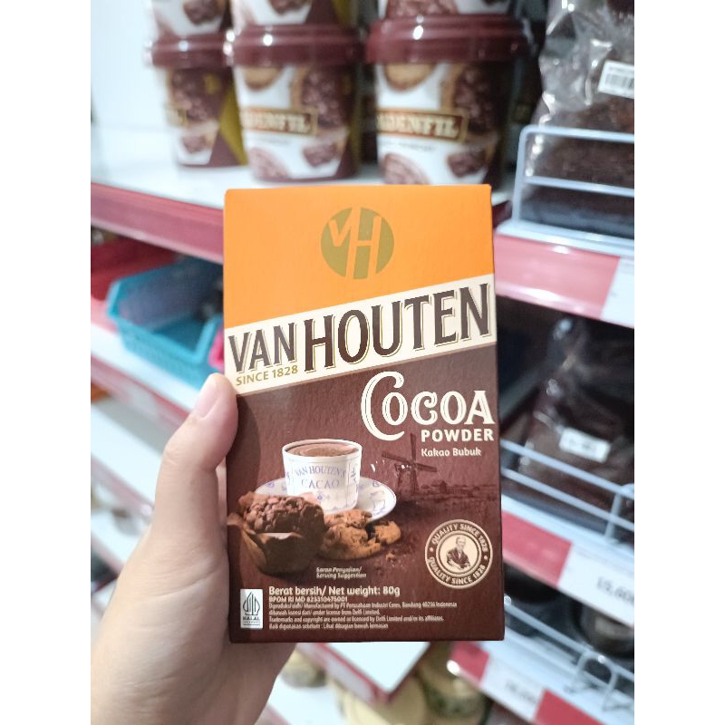 

[ 80 GRAM ] Coklat Van houten Cocoa Powder 80 Gram / Vanhouten 80 Gram