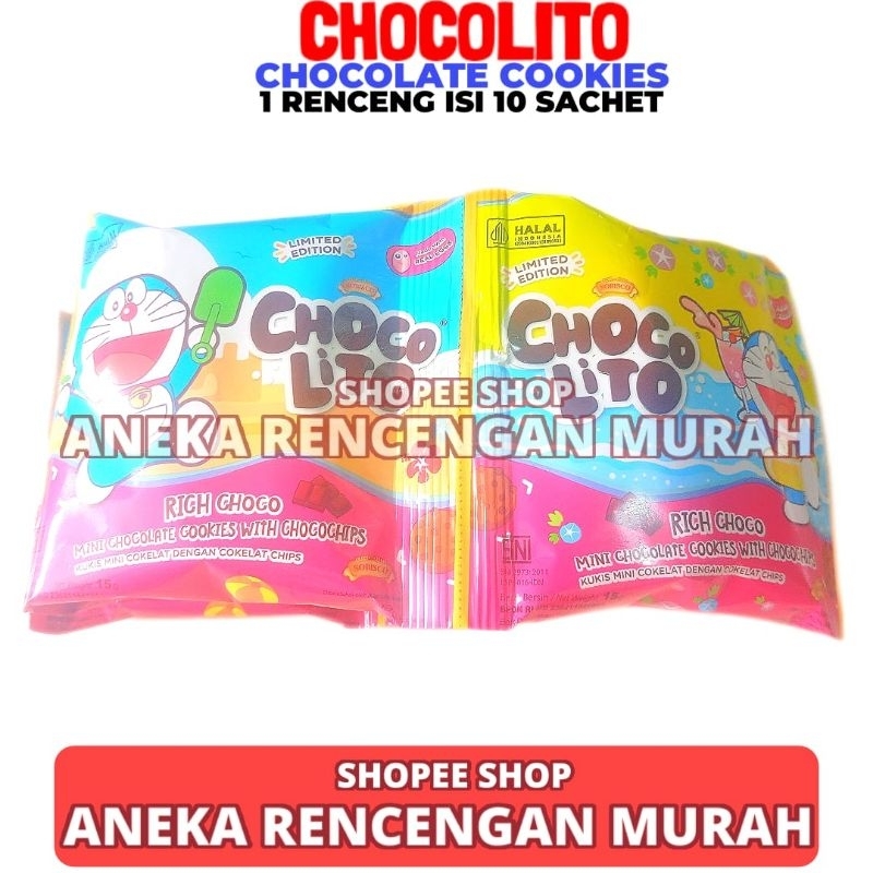 

Biskuit Chocolito Rich Choco 1 Renceng Isi 10 Sachet