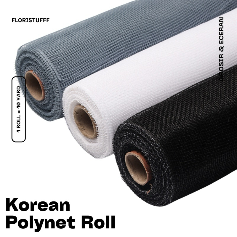 

1 ROLL KOREAN POLYNET / JARING BUKET / JARING KOREA / JARING BOUQUET / POLYNET ROLL / POLYNET KOREA