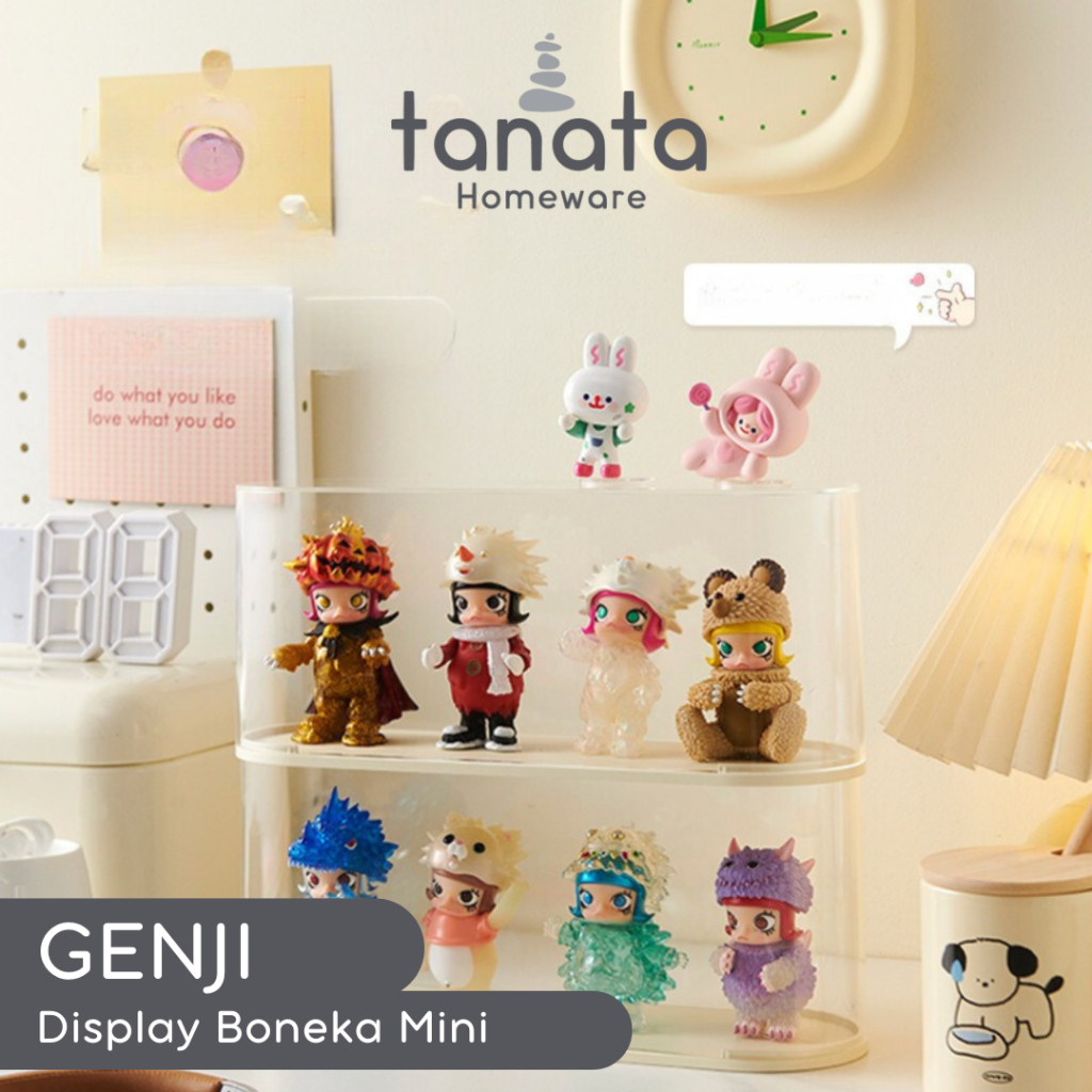TANATA - GENJI Rak Mainan Funko Pop Minimalis Modern Kotak Pajangan Action Figure Transparan